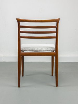 Teak and Bouklé Dining Chair by Erling Torvits for Sorø Stolfabrik, 1960s-QEQ-1765358