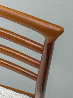 Teak and Bouklé Dining Chair by Erling Torvits for Sorø Stolfabrik, 1960s-QEQ-1765358