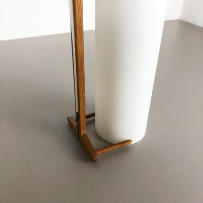 Teak and Glass Wall Sconce by Uno & Östen Kristiansson for Luxus, Sweden-QZ-1053256