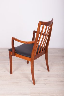 Teak and Leather Dining Chairs by Leslie Dandy for G-Plan, 1960s, Set of 6-NIT-906421