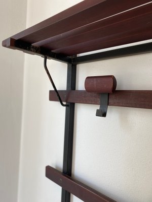 Teak and Metal Coat Rack, 1960s-GTS-999479