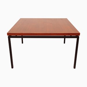 Teak and Metal Square Coffee Table, 1960s-PF-1117872