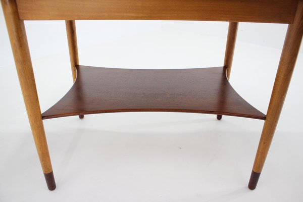 Teak and Oak Coffee Table by Børge Mogensen for Soborg Mobelfabric, Denmark, 1960s-TZ-1358339