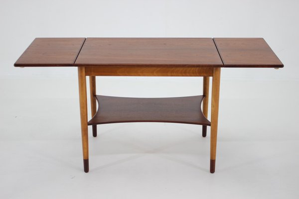 Teak and Oak Coffee Table by Børge Mogensen for Soborg Mobelfabric, Denmark, 1960s-TZ-1358339