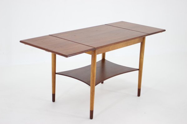 Teak and Oak Coffee Table by Børge Mogensen for Soborg Mobelfabric, Denmark, 1960s-TZ-1358339