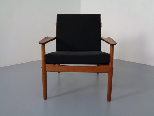 Teak Armchair by Arne Vodder for Glostrup, 1960s-RDW-965089