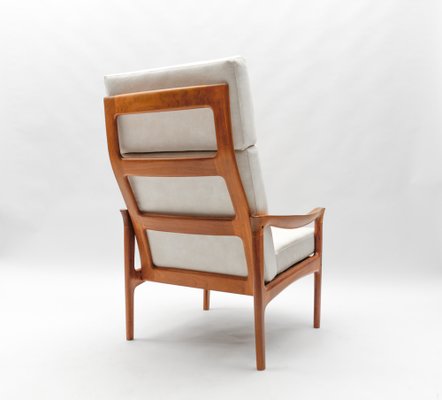 Teak Armchair, Denmark, 1960s-KQB-1781461