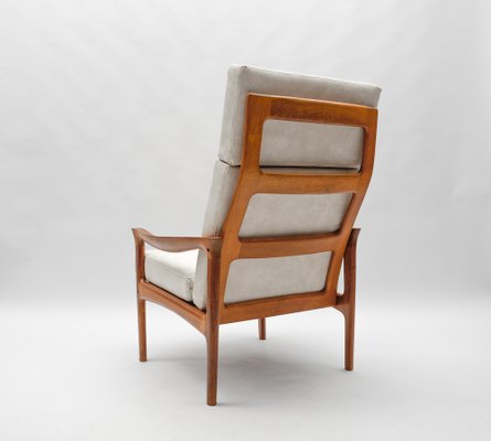 Teak Armchair, Denmark, 1960s-KQB-1781475