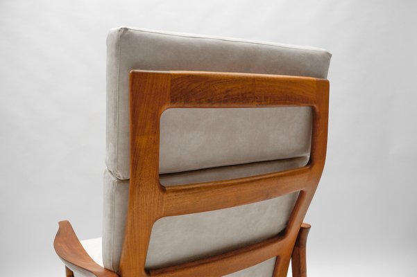 Teak Armchair, Denmark, 1960s-KQB-1781475