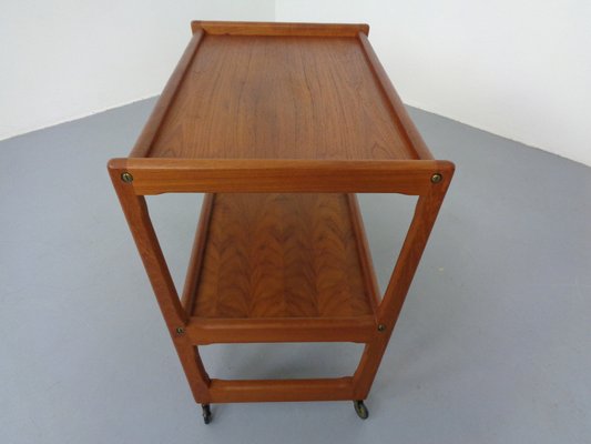 Teak Bar Cart by Holger Georg Jensen for Kubus, Denmark, 1960s-RDW-1357463