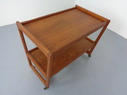 Teak Bar Cart by Holger Georg Jensen for Kubus, Denmark, 1960s-RDW-1357463