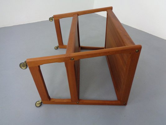 Teak Bar Cart by Holger Georg Jensen for Kubus, Denmark, 1960s-RDW-1357463