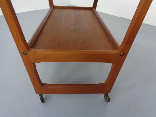 Teak Bar Cart by Holger Georg Jensen for Kubus, Denmark, 1960s-RDW-1357463