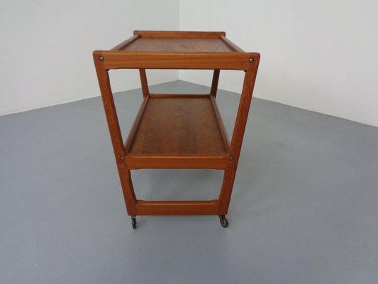 Teak Bar Cart by Holger Georg Jensen for Kubus, Denmark, 1960s-RDW-1357463