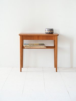 Teak Bedside Table, 1960s-QWP-2033925