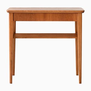 Teak Bedside Table, 1960s-QWP-2033925