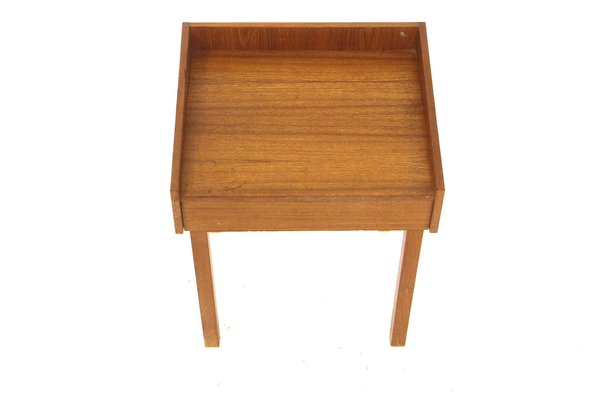 Teak Bedside Table, Sweden, 1960s-GEK-1409525