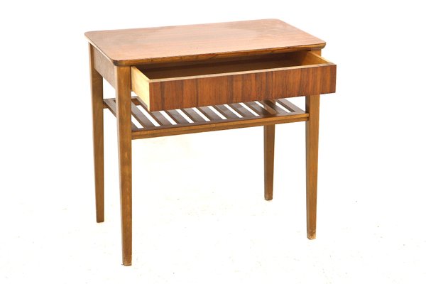 Teak Bedside Table, Sweden, 1960s-GEK-1424576