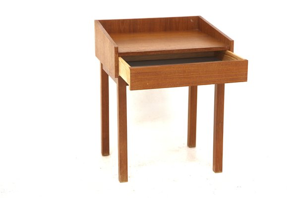 Teak Bedside Table, Sweden, 1960s-GEK-1409525