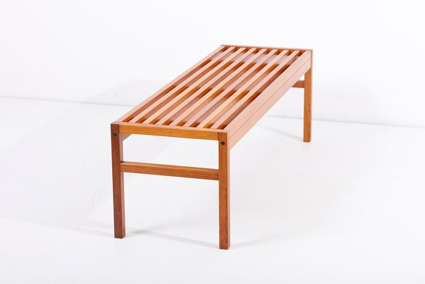 Teak Bench from Lysgaard Mobler, Denmark, 1950s-SFD-1369739