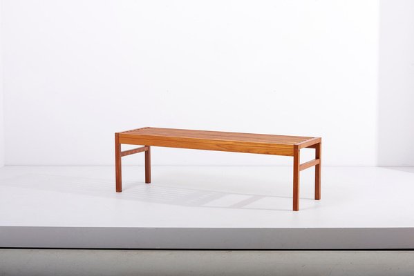 Teak Bench from Lysgaard Mobler, Denmark, 1950s-SFD-1369739