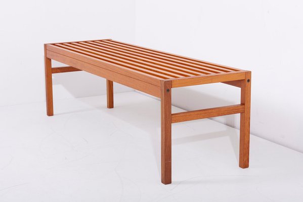 Teak Bench from Lysgaard Mobler, Denmark, 1950s-SFD-1369739