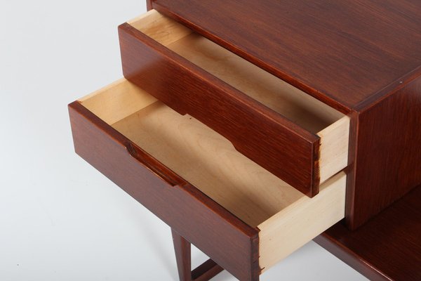 Teak Bench with Chest of Drawers by Aksel Kjersgaard for Kai Kristiansen, Denmark, 1960s-HJB-1385722