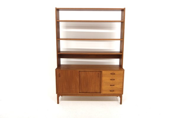 Teak Bookcase Chest of Drawers, Sweden, 1960s-GEK-2043073