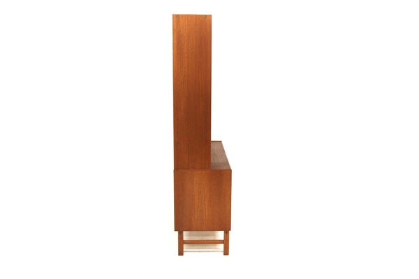 Teak Bookcase Chest of Drawers, Sweden, 1960s-GEK-2043073