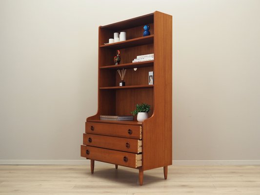 Teak Bookcase, Denmark, 1960s-VND-1790213