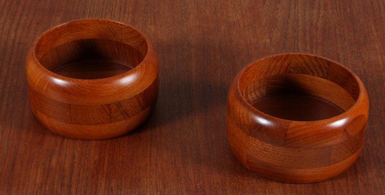 Teak Bowls, 1960s, Set of 2-HJB-1780829