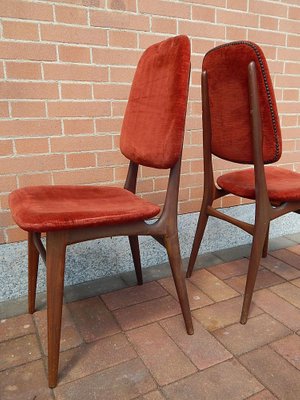 Teak Chairs, 1960s, Set of 4-JHL-989364