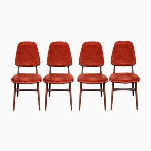 Teak Chairs, 1960s, Set of 4-JHL-989364