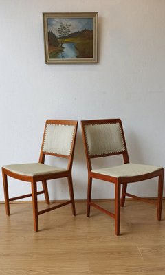 Teak Chairs by Bertile Fridhags for Bodaforrs, 1970s, Set of 2-ZEF-1735295