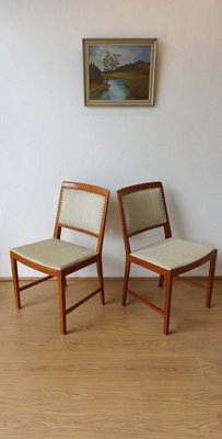 Teak Chairs by Bertile Fridhags for Bodaforrs, 1970s, Set of 2-ZEF-1735295