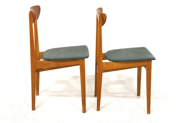 Teak Chairs, Denmark, 1960s, Set of 2-GEK-1374708