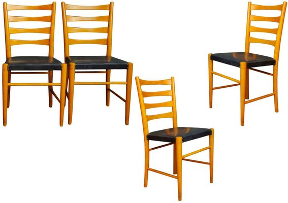 Teak Chairs from Gemla Fabrikers, 1950s, Set of 4-KDW-1819258