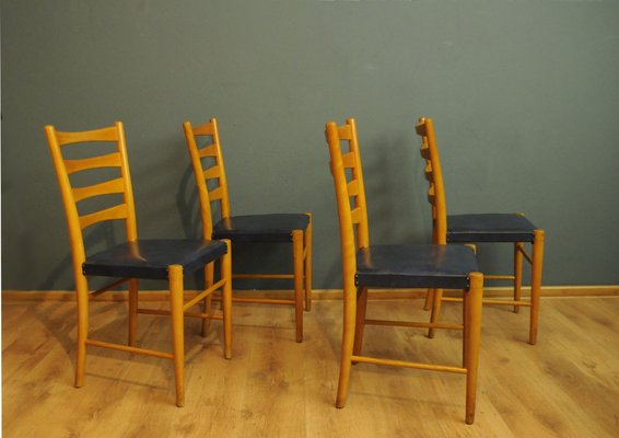 Teak Chairs from Gemla Fabrikers, 1950s, Set of 4-KDW-1819258