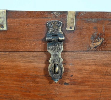 Teak Chest, Late 19th Century-RVK-1745930