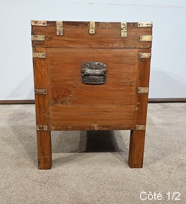 Teak Chest, Late 19th Century-RVK-1745930