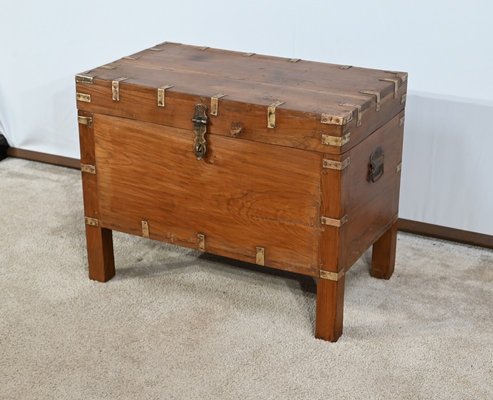 Teak Chest, Late 19th Century-RVK-1745930