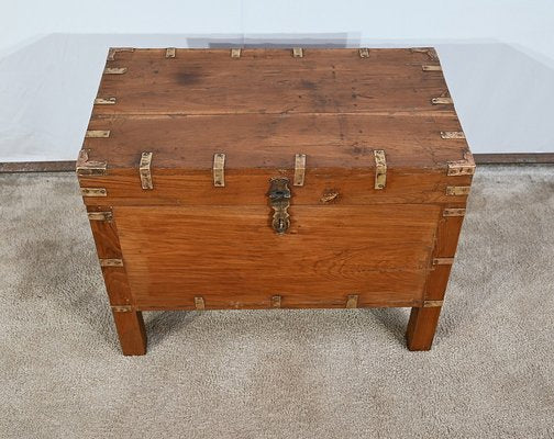 Teak Chest, Late 19th Century-RVK-1745930