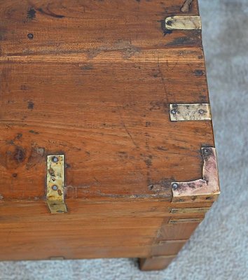 Teak Chest, Late 19th Century-RVK-1745930