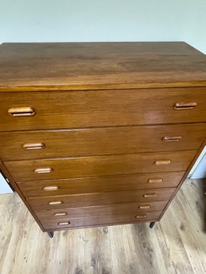 Teak Chest of Drawers, 1960s-JHL-1225632