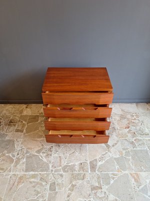 Teak Chest of Drawers by Giuseppe Brusadelli for GBL, 1950s-QZZ-2034484