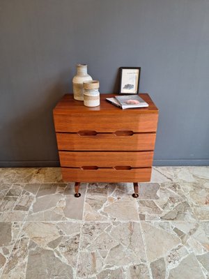 Teak Chest of Drawers by Giuseppe Brusadelli for GBL, 1950s-QZZ-2034484