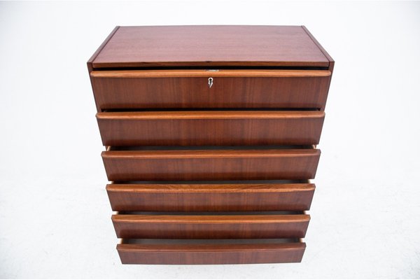 Teak Chest of Drawers, Denmark, 1960s-BXB-1412113