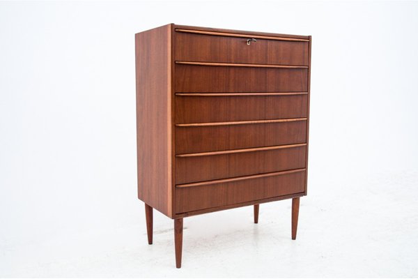 Teak Chest of Drawers, Denmark, 1960s-BXB-1412113