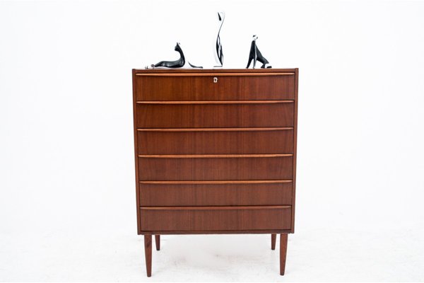 Teak Chest of Drawers, Denmark, 1960s-BXB-1412113