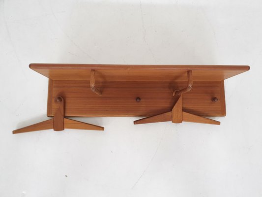 Teak Coat Rack by Aksel Kjersgaard for Vildbjerg Mobelfabrik, Denmark, 1960s-ZO-991505